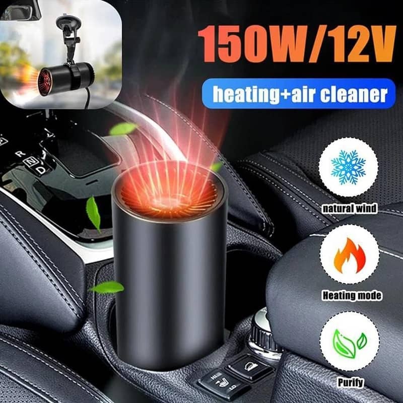 Car Fan Heating Portable 2 in 1 12V 4