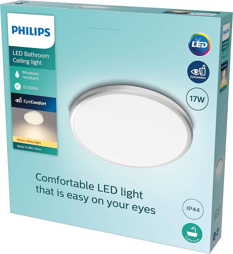 LED Ceiling Light Philips 27K 17W, Warm White 6