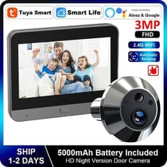 3MP High Definition - Peep hole security camera