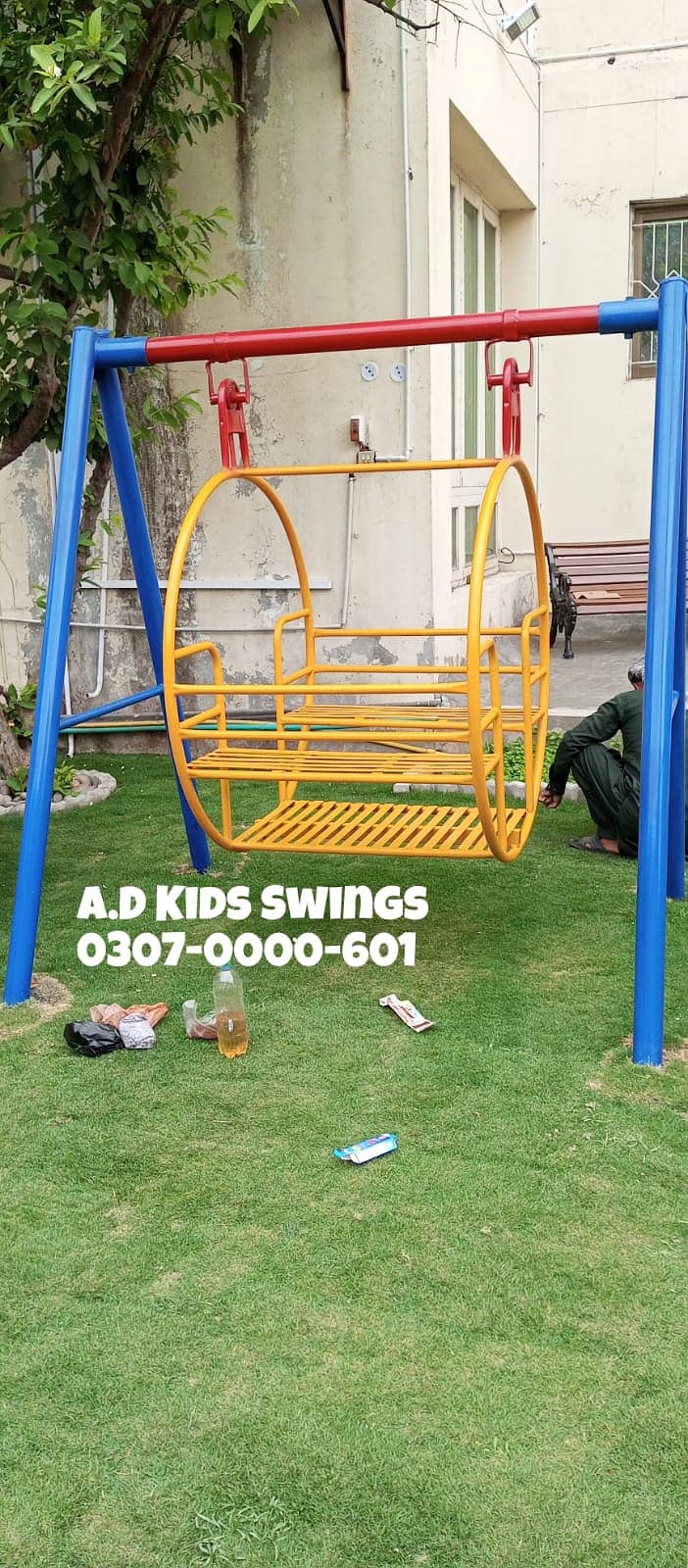 Swings |Slides|Tree House|Wooden Play House| Seesaw|Kids Bench etc 7