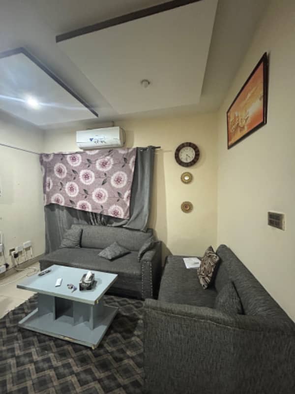 2 Bed furnished apertment for rent in phase 7 3