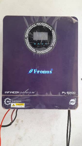 Fronus solar energy inverter 4.2 KVA 5200 PV model 1