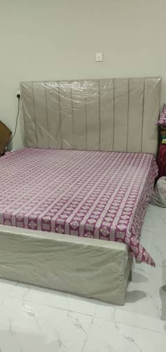 Double Bed, 2 Side Table, Mattress, Mirror & Dressing, Sofa Chair