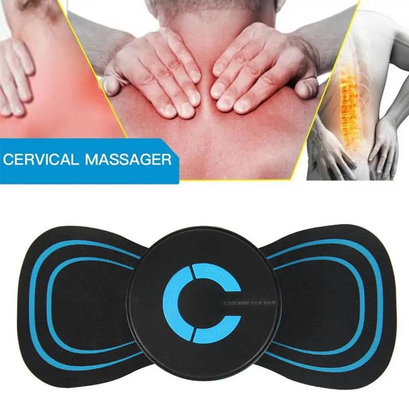 Neck Massage Patch Mini Portable Intelligent Pulse Cervical Massage Pa 3