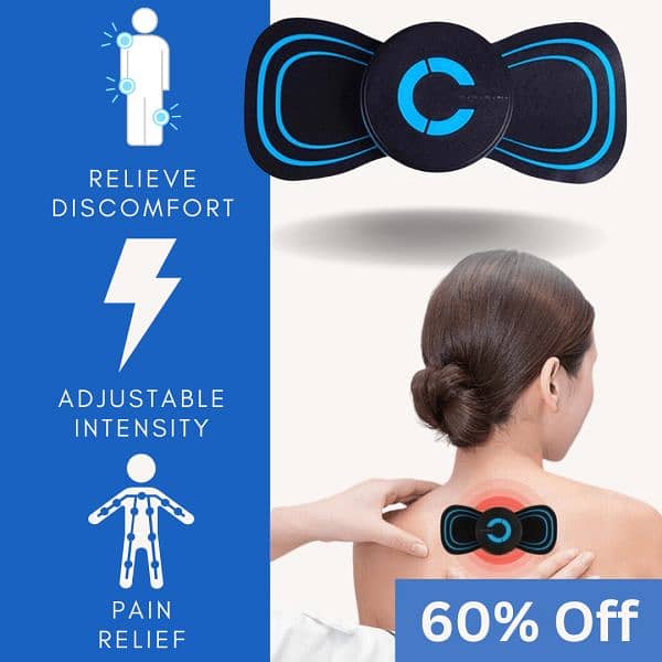 Neck Massage Patch Mini Portable Intelligent Pulse Cervical Massage Pa 5