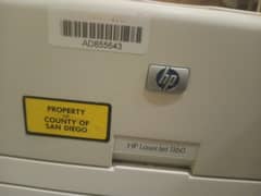Hp lasser jet printer and original cabels only 1 month used