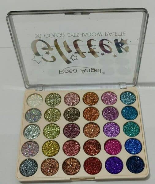 Glitter  metallic look   Eye  makeup   palette  30 shades 1