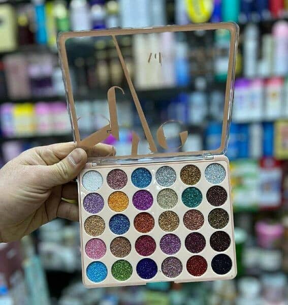 Glitter  metallic look   Eye  makeup   palette  30 shades 2