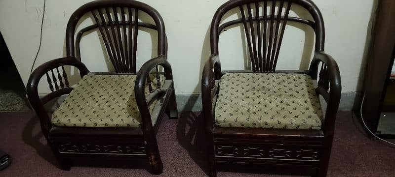 Single seater pair of china soffa 1