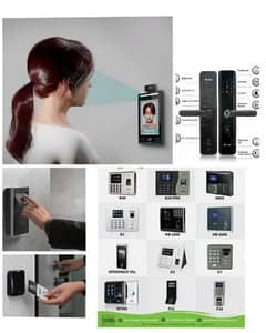 smart digital fingerprint electric door lock access control system