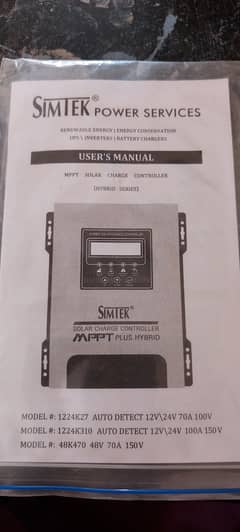 Simtek 100 amp charge controller