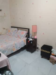 New Flat for sell 1bad attch bath tvl till floring wood wark good loction man apruch good rent incam