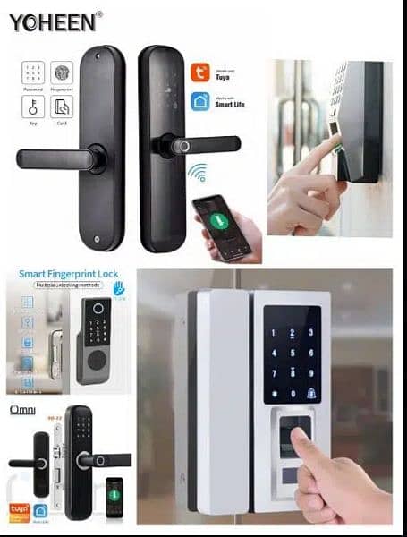 smart digital fingerprint electric door lock access control system 3