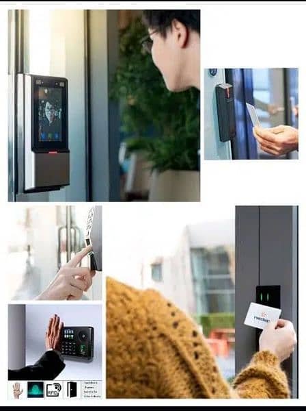 smart digital fingerprint electric door lock access control system 4