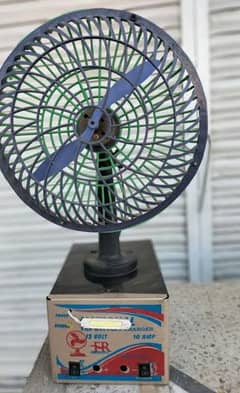 Rechargeable fan 12v with powerful dry battery