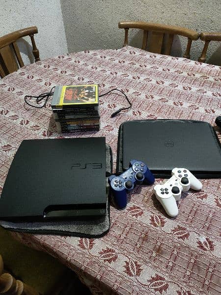 brand new ps3 along with 10games CDs 1