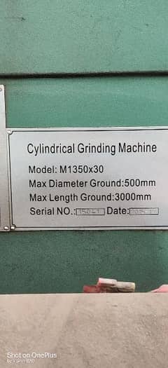 cylindrical grinder machine just look like new