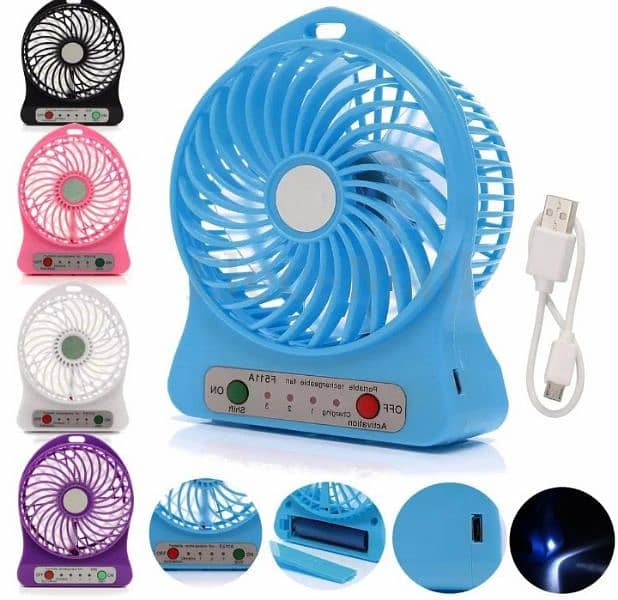Mini fan charging for kids 2
