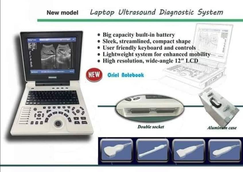 Ultrasound Machine with Battery Backup ORIEL NOTEBOOK 0