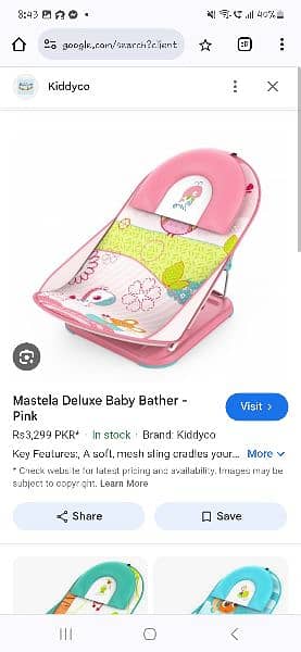 mastela baby bath seat (pink) 5