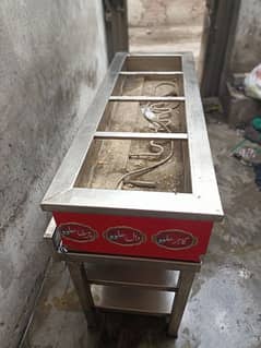 Hot Bain marie with table