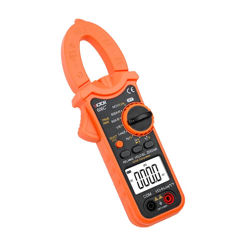 Victor 606+TRUE RMS DC/AC  Digital Clamp Meter 0