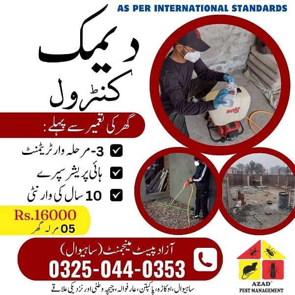 Termite | Deemak | Pest Control| Fumigation Sahiwal, Okara & Pakpattan 1