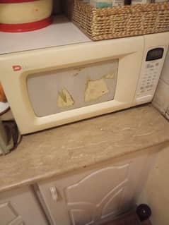 Microwave oven available