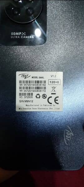 Urgent Sale Itel S23.8Ram  128 Gb 6