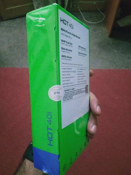 Infinix hot 40i 8/128 box packed price fixed 5