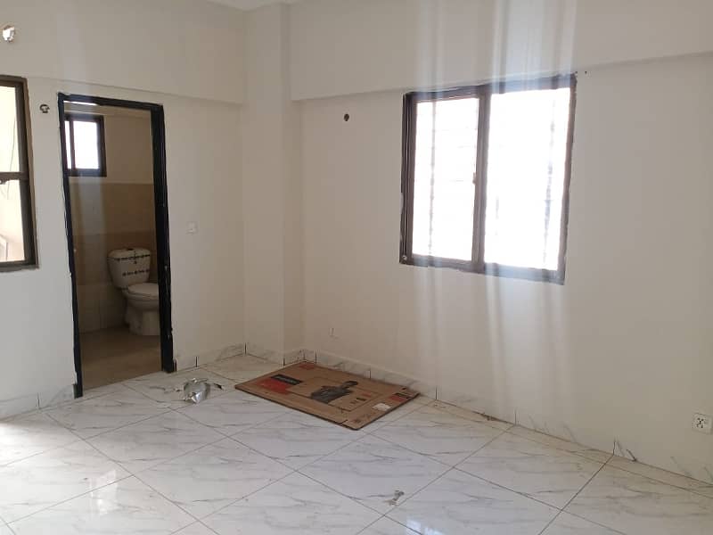 FOR RENT 3RD FLOOR (CORNER) FLAT IN KINGS COTTAGES BLOCK-7 GULISTAN-E-JAUHAR 4