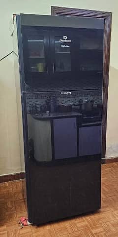 Dawlance double door with glass in good condition