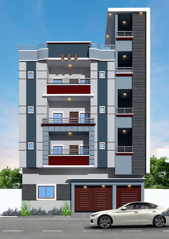 4 Bed DD - Portions For Sell In VIP Block 3 Of Gulshan E Iqbal 0