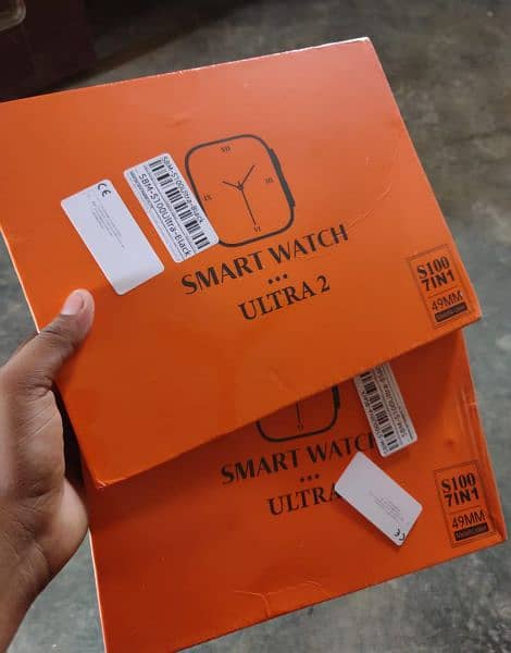 7 in 1 Ultra S100 Smart watch 7 straps ka sath 2