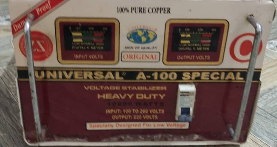 Universal Stabilizer A-100 Special (10,000 Watts) Heavy Duty 0