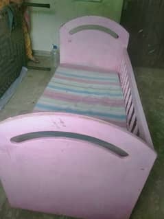 Pink child cot for sale
