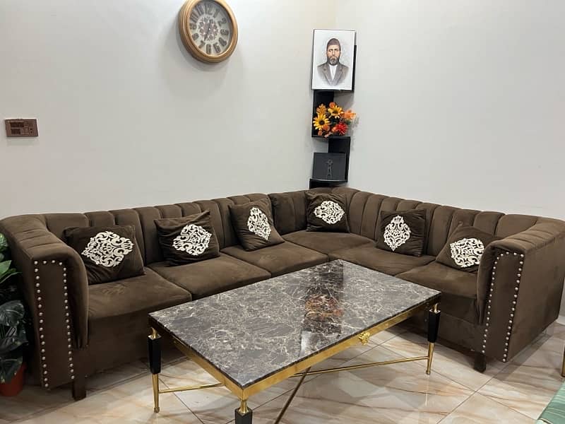 Sofa L shape 6 seater 1