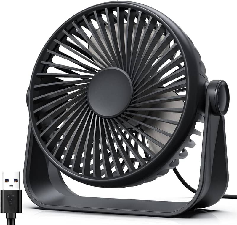 Rechargeable Folding Stand Fan White Neck Fan Table Top Fan 3