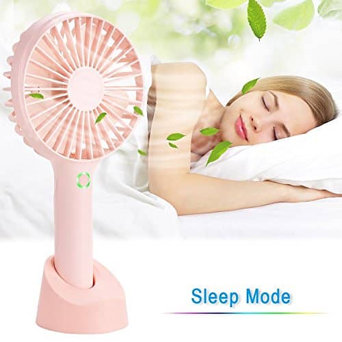 Rechargeable Folding Stand Fan White Neck Fan Table Top Fan 13