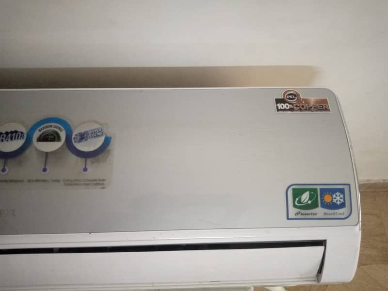 AC 1.5 ton PEL Supersilver Inverteron Heat & Cool Indoor Unit Only 2