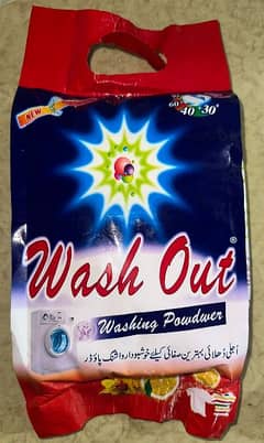 Wash out washing detergent