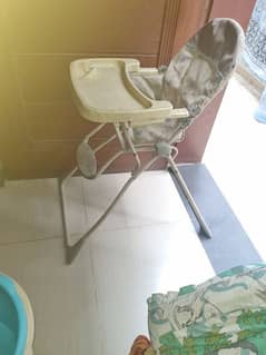 kids baby chair with table