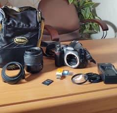 Nikon 3100d with double battery