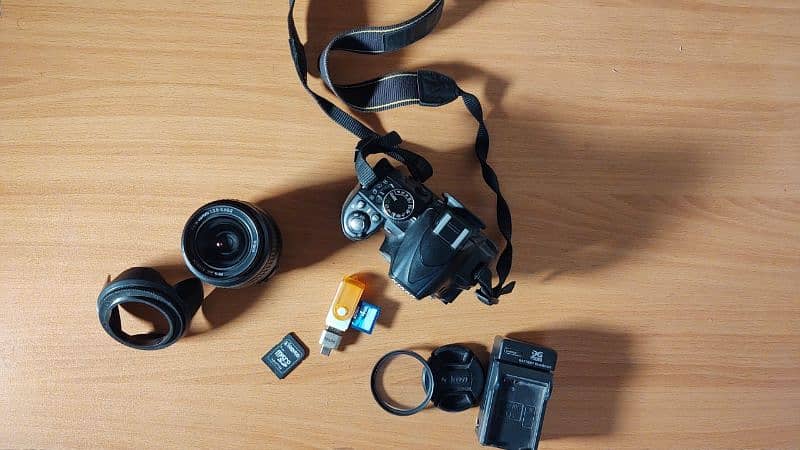 Nikon 3100d with double battery 5