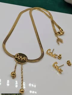 love jewelry set(deliverable), best gift for lovers or friends
