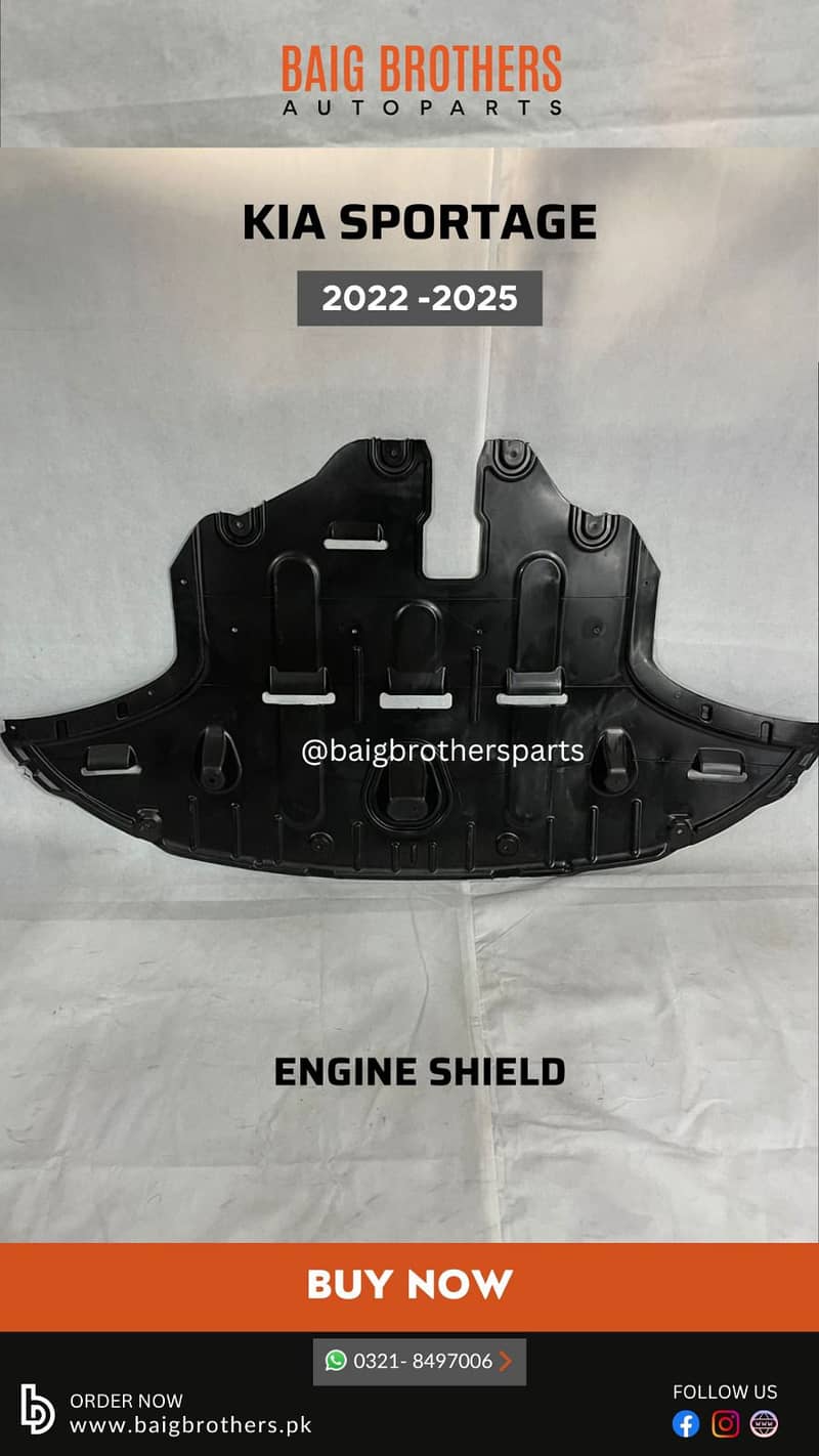 Hyundai Tucson AWD shock Lower Lip Arm Lock FogLight Head Engine Gear 3