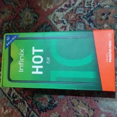 Infinix Hot 10 play with box only one month use