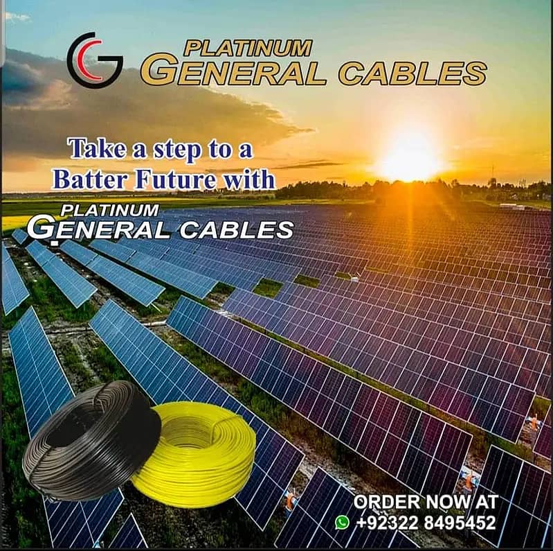 PLATINUM GENERAL CABLES/ Xlpe heat proof 6mm xlpe solar cable/wires 4