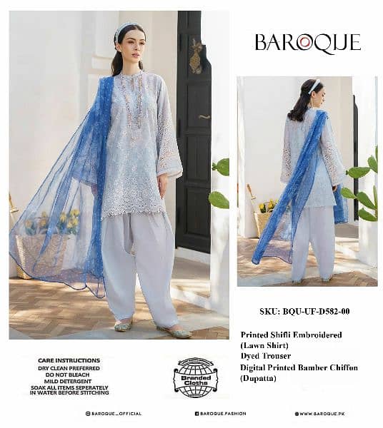 Lawn 2pc - Lawn 3pc - Digital Print - Embroidered Collection 4