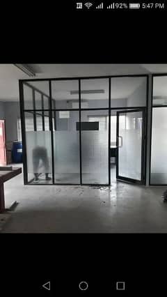Aluminum office partition / Glass office partition